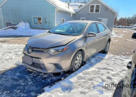 2015 Toyota Corolla L from USA, damaged, VIN 2T1BURHE4FC464974